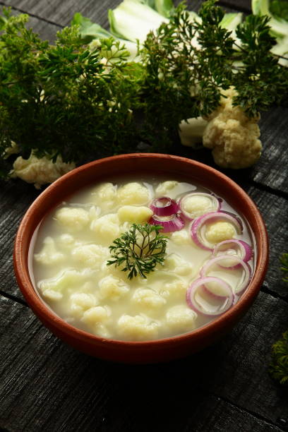 istock Healthy vegan soup, cauliflower 925155468
