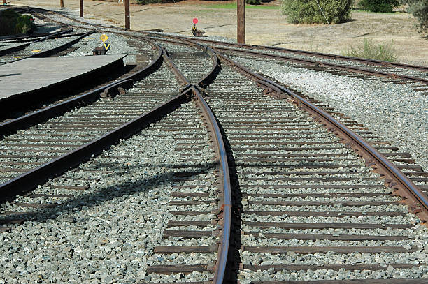 istock train tracks and switches 92515598