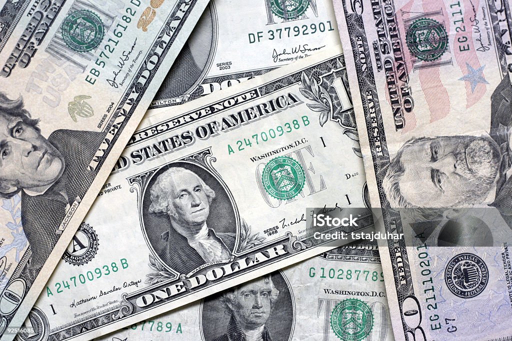 Dólar contas - Royalty-free Comprar Foto de stock