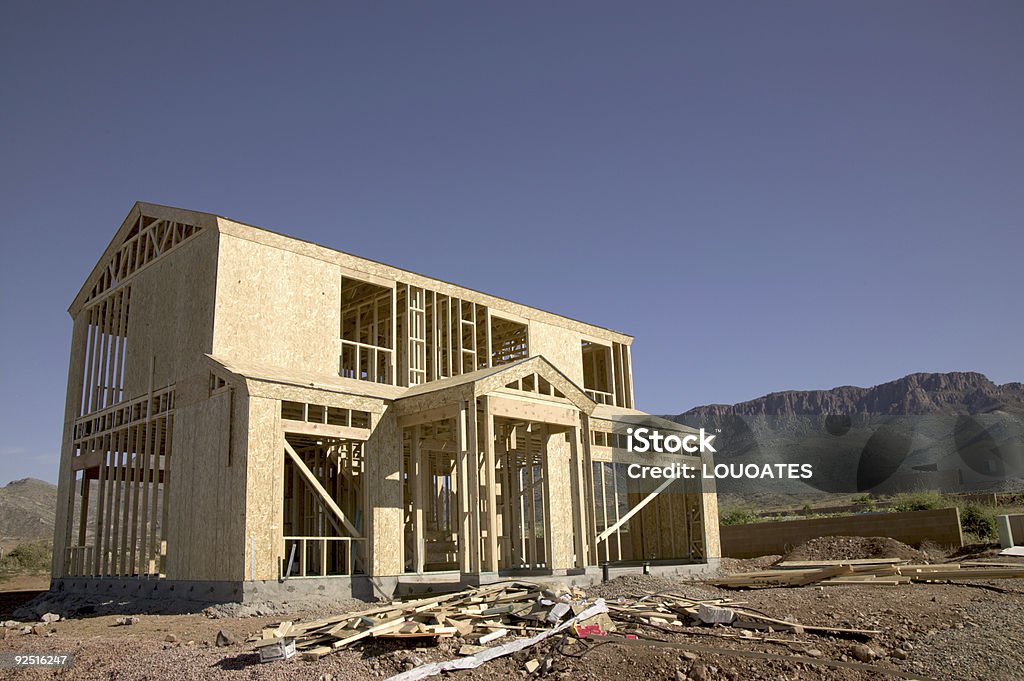 New house  Building - Activity Stock Photo