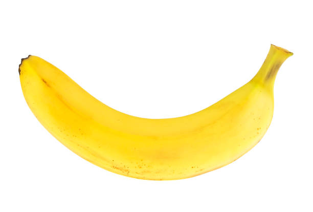 istock Ripe banana isolated on white background 925163080