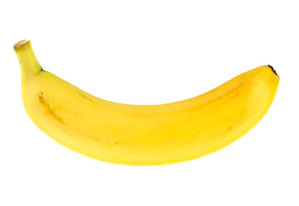 istock Ripe banana isolated on white background 925163086