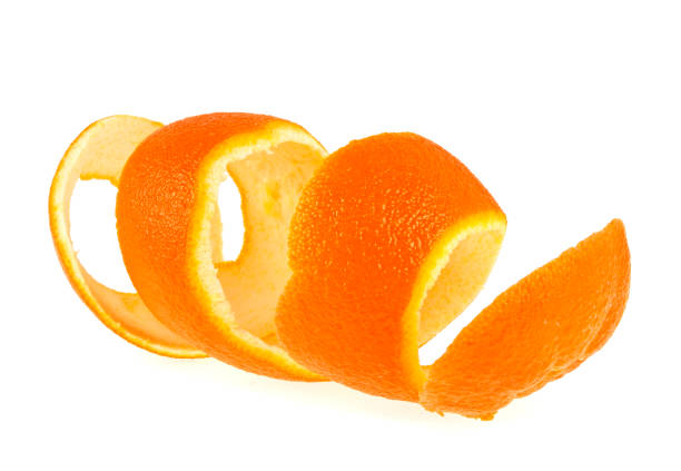 istock Skin of orange isolated on a white background 925163210