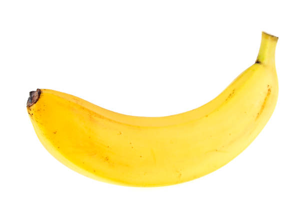 istock Ripe banana isolated on white background 925163232