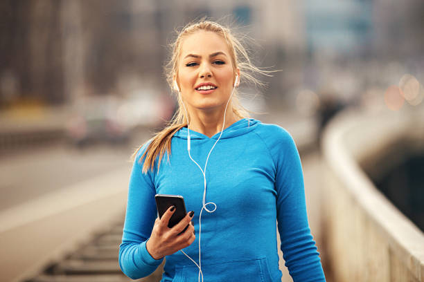 istock Blonde woman enjoying outside 925163658