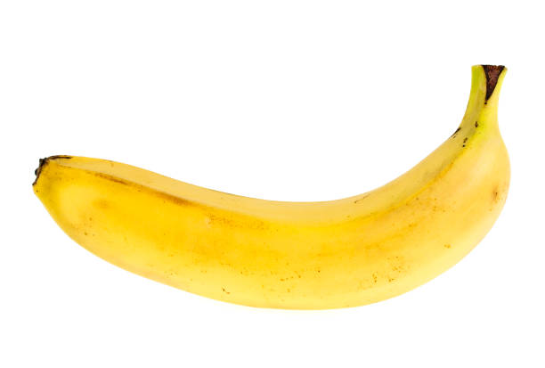 istock Ripe banana isolated on white background 925164316