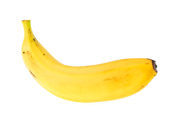 istock Ripe banana isolated on white background 925164330