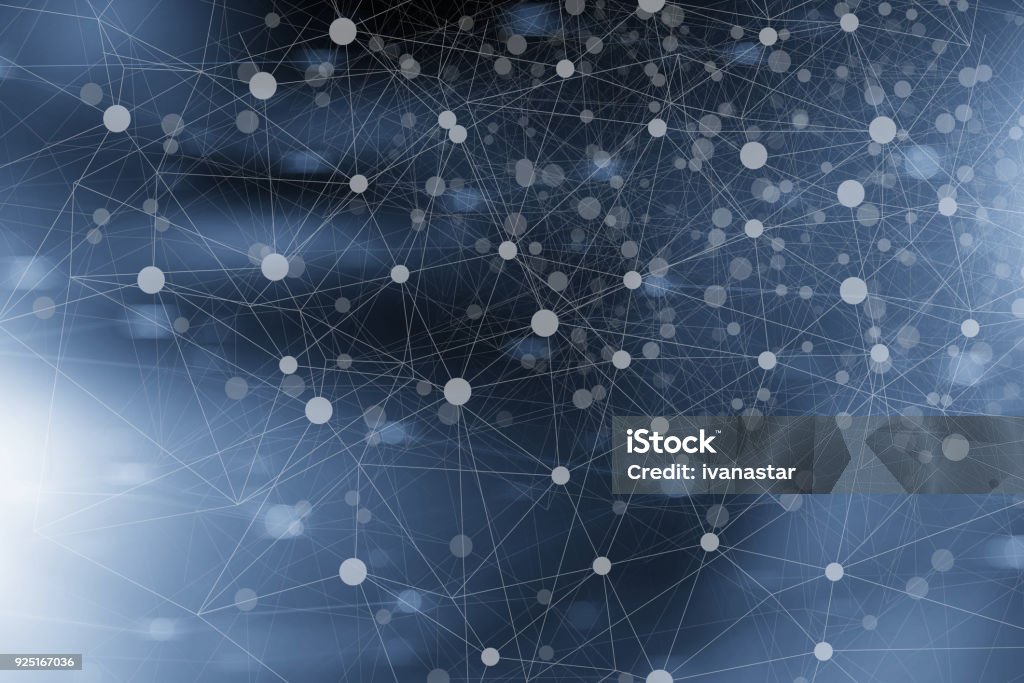 Cyber and Technology Background‎ Modern background Internet of Things Stock Photo