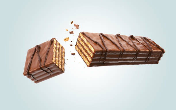 istock Dark chocolate coated on Crispy wafer 925167246