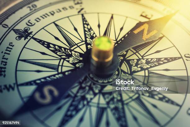 Compass Stock Photo - Download Image Now - Navigational Compass, Old, Travel