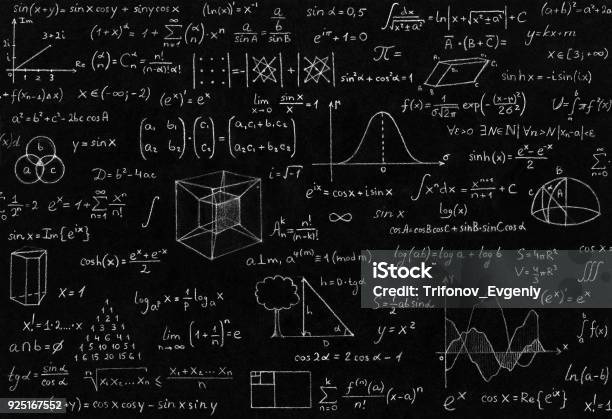 Mathematik Physik Formeln Stockfoto und mehr Bilder von Schreibtafel - Schreibtafel, Mathematik, Mathematische Formel