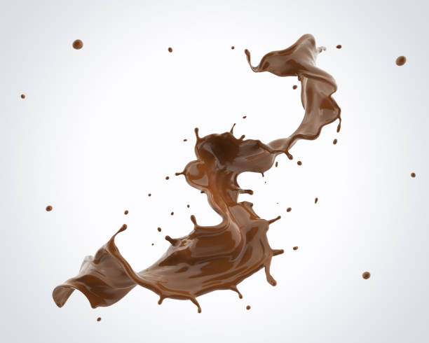istock Spiral splash of chocolate 925167702