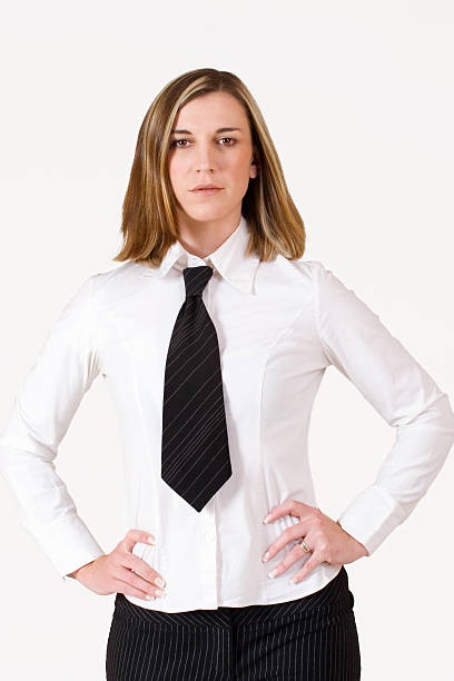 istock Business woman standing with hands on hips 92517254
