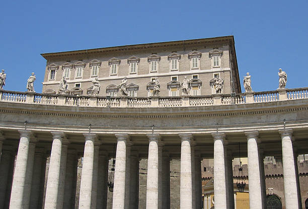 pape s apartments, la cité du vatican - papal conclave photos et images de collection