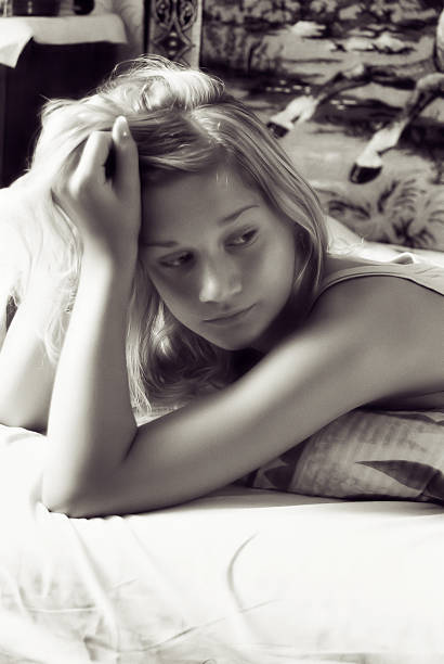 istock Girl woken up 92518062