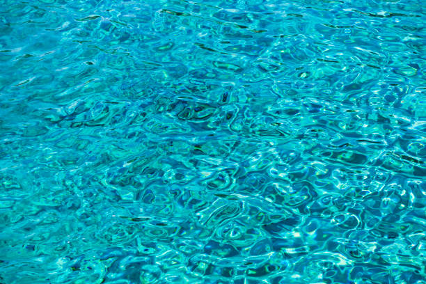 istock Turquoise transparent sea water background from directly above 925188824