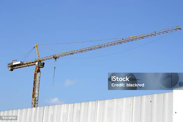 Construction Crane Stock Photo - Download Image Now - Absence, Architecture, Blue