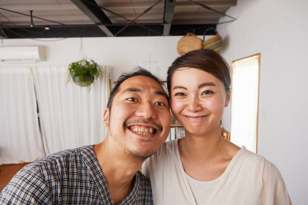 istock A couple taking a self portrait with a smile. 925193090