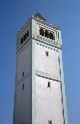 Bell tower of Roman Catholic Cathedral of San Martino . Lucca, Italy