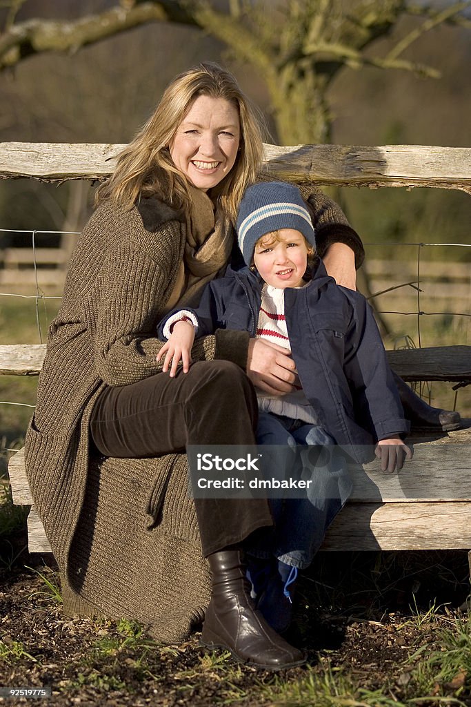 Together In The Country A mother and her young son together in the country 30-39 Years Stock Photo