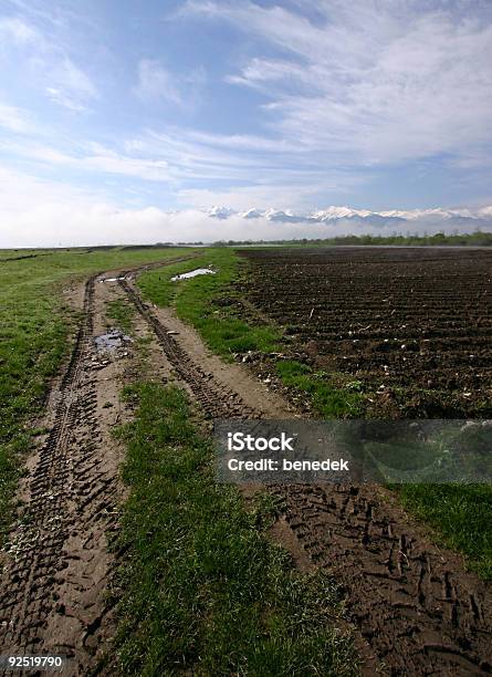 Schotterstrecke Stockfoto und mehr Bilder von Berg - Berg, Berggipfel, Erdreich