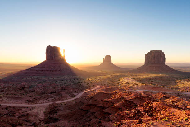 istock Beautiful sunrise over iconic Monument Valley, Arizona. 925199852