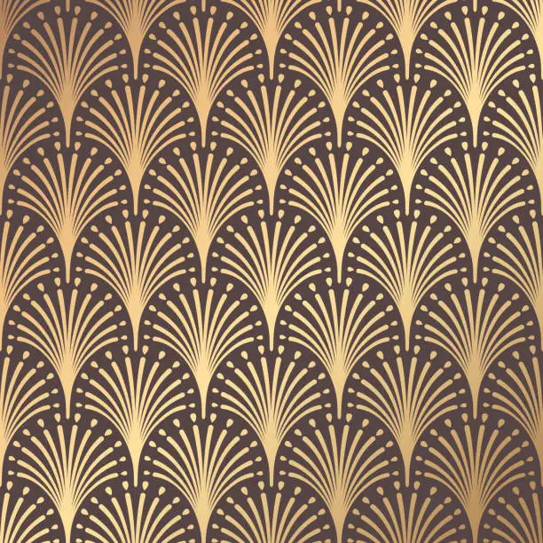 Vector illustration of Art Deco Pattern