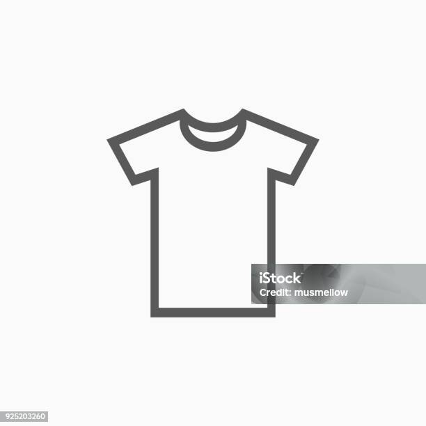 Tshirt Icon Stock Illustration - Download Image Now - T-Shirt, Icon Symbol, Shirt