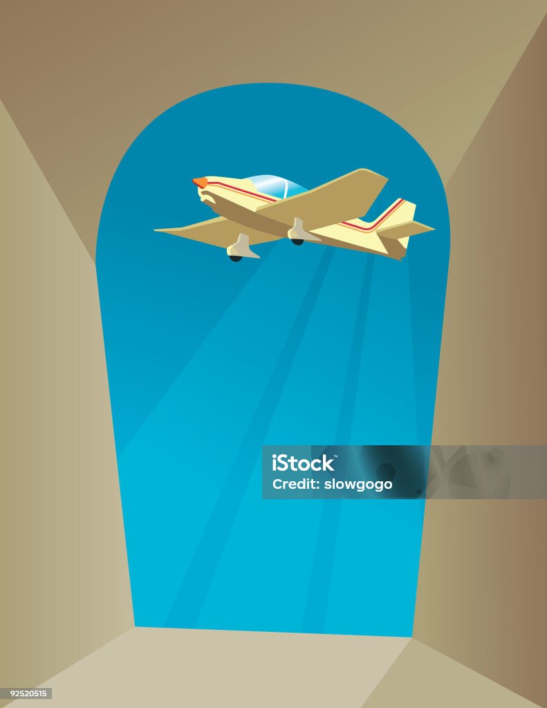 Freedom_airplane - Royalty-free Ao Ar Livre Ilustração de stock