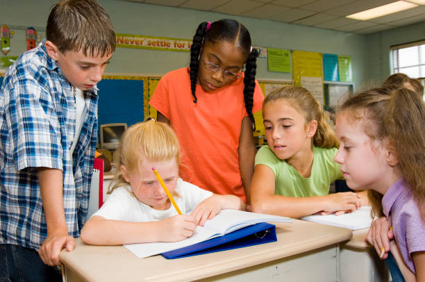 Group project stock photo