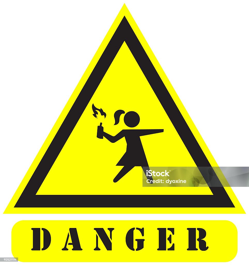 danger9 - Lizenzfrei Arbeit und Beschäftigung Stock-Illustration