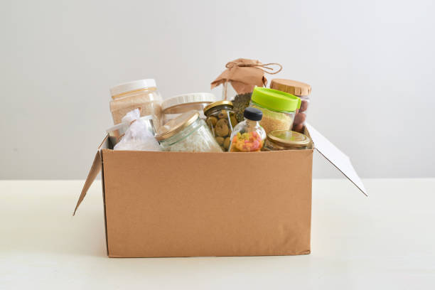 istock Food in a donation box for poor. 925211230