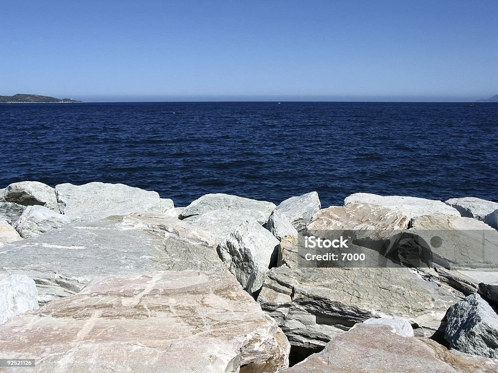 Blick auf das Meer - Lizenzfrei Blau Stock-Foto