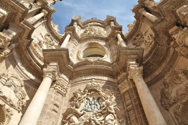 katedra w walencji. - valencia cathedral zdjęcia i obrazy z banku zdjęć