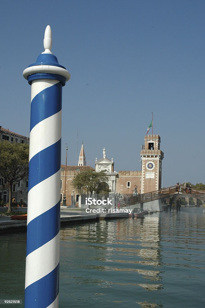 L'arsenal de Venise, Italie. - Photo de Poteau d'appui libre de droits