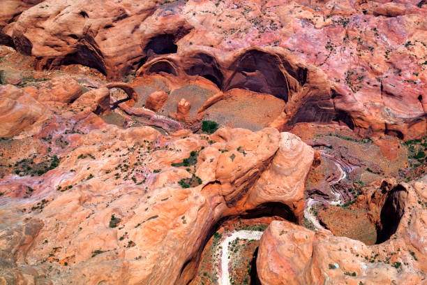 istock Rainbow Bridge National Monument, Rainbow Arch, Utah, USA, Aerial View 925224528
