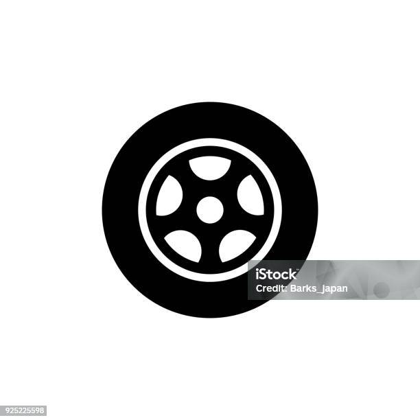 Tire Icon Stock Illustration - Download Image Now - Tire - Vehicle Part, Wheel, Icon