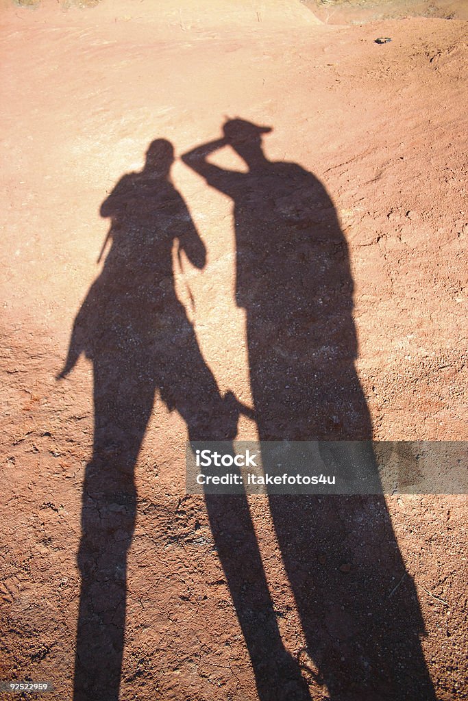 Sombras em red rock - Royalty-free Adulto Foto de stock