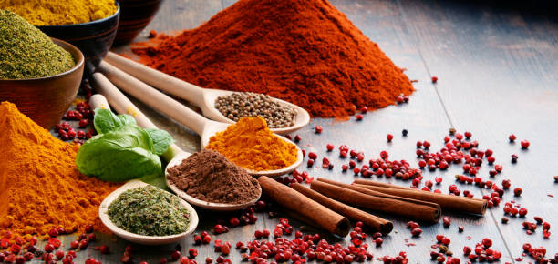 istock Variety of spices on kitchen table 925230980