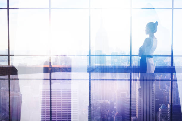 istock Female in meeting room multiexposure 925235764