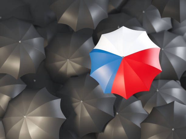 istock Umbrella with flag of czech republic 925236804