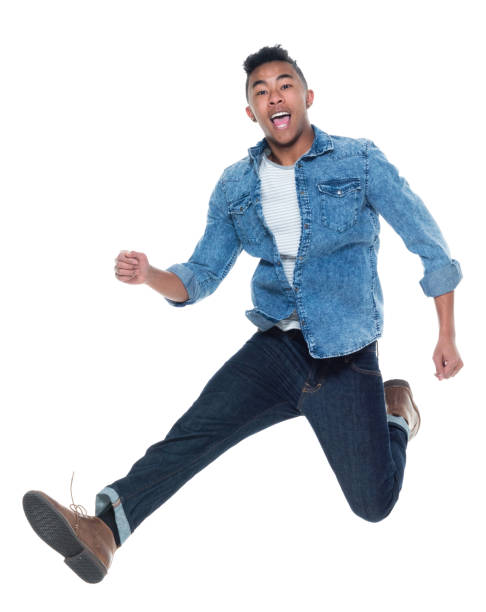 istock Handsome young male jumping 925240320