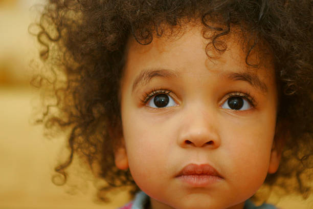 istock Pretty Interracial Mixed Race Girl Deep In Thought 92524384
