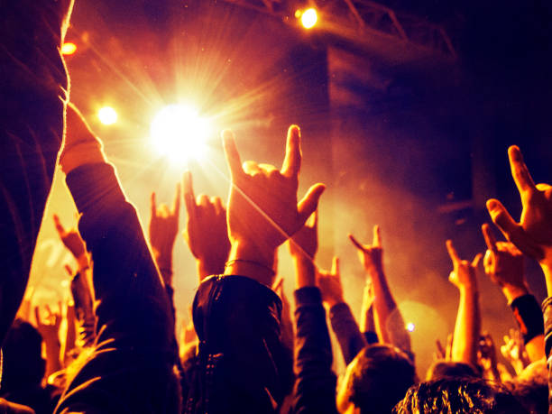 istock Concert crowd in front of a live stage 925244082