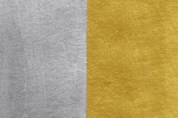 istock Gold and silver foil texture. Golden abstract background 925256622