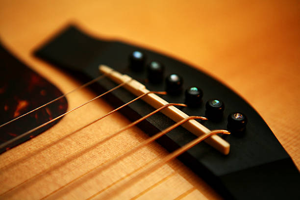 Guitar Macro stock photo