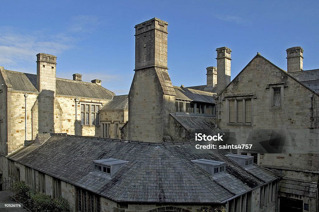 Rooftops and Chimneys  Architecture Stock Photo