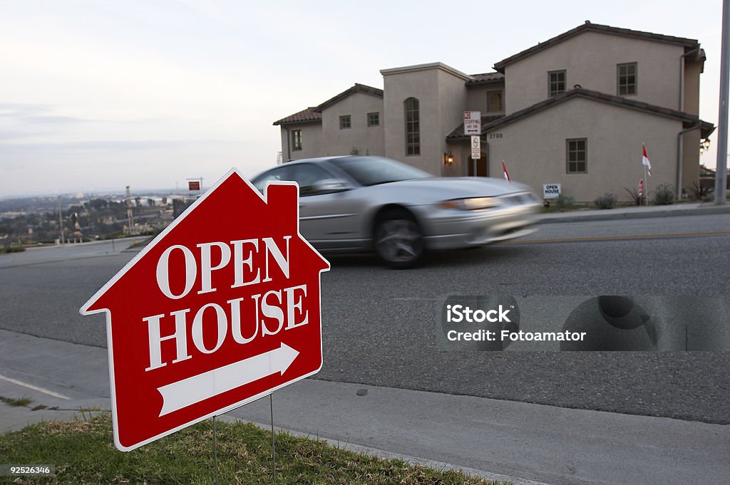 Open house firmare - Foto stock royalty-free di Open House - Bene immobile