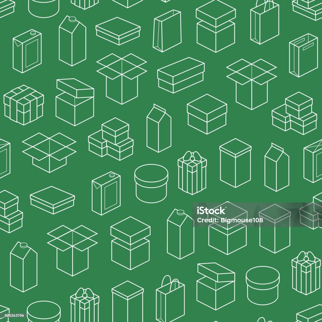Boxed Background Boxes Seamless Pattern Background Vector Stock Illustration - Download ...