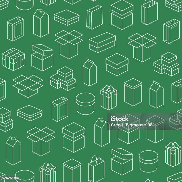 Boxes Reference Background Boxes Seamless Pattern Background Vector Stock Illustration - Download ...